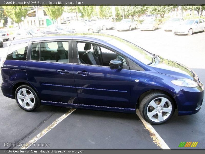 Strato Blue Mica / Black 2006 Mazda MAZDA5 Sport