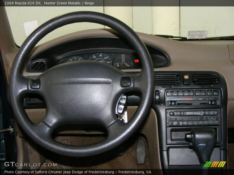Hunter Green Metallic / Beige 1994 Mazda 626 DX