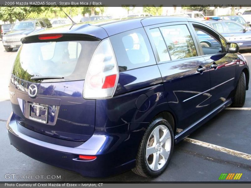 Strato Blue Mica / Black 2006 Mazda MAZDA5 Sport