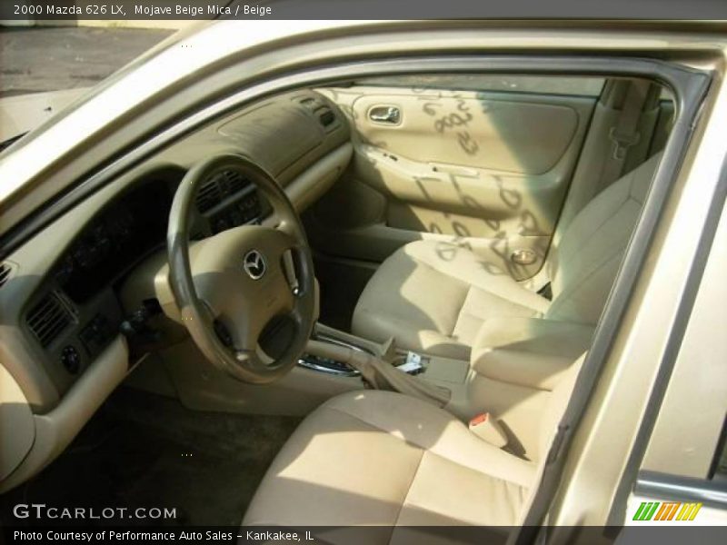 Mojave Beige Mica / Beige 2000 Mazda 626 LX