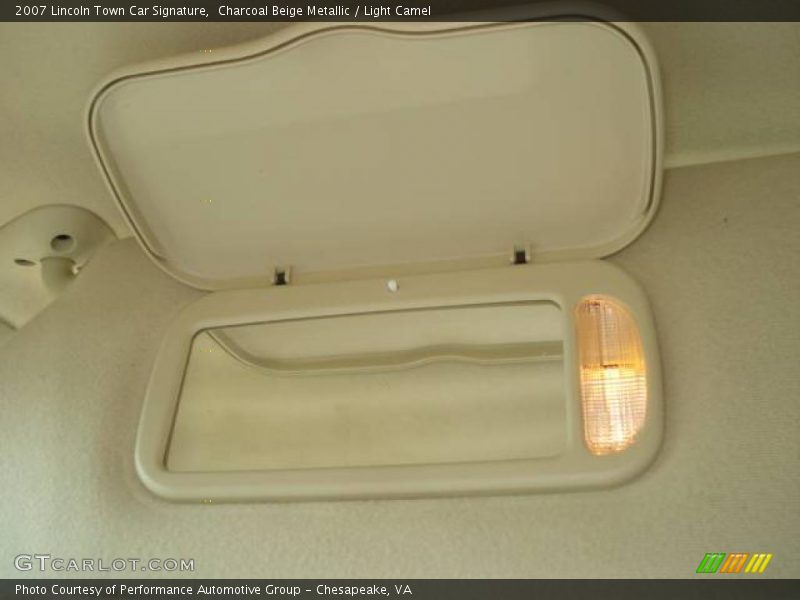 Charcoal Beige Metallic / Light Camel 2007 Lincoln Town Car Signature