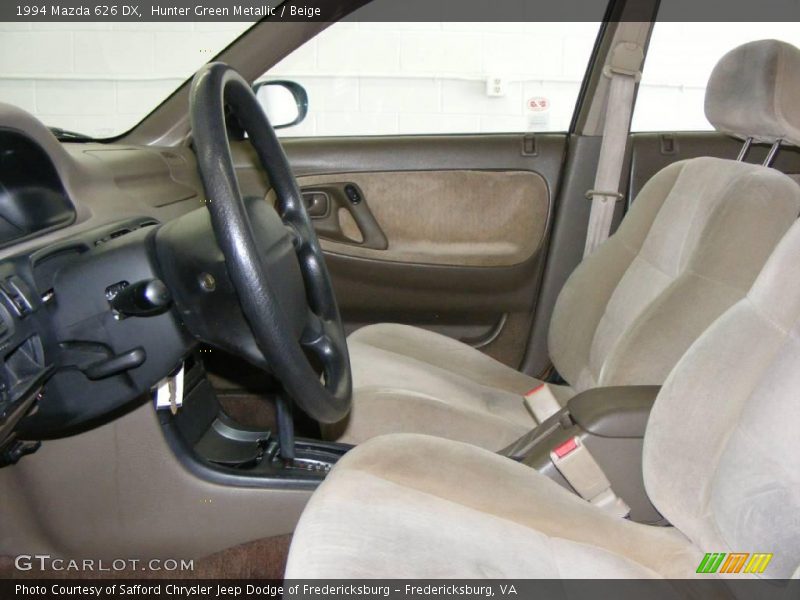 Hunter Green Metallic / Beige 1994 Mazda 626 DX