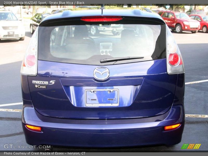Strato Blue Mica / Black 2006 Mazda MAZDA5 Sport
