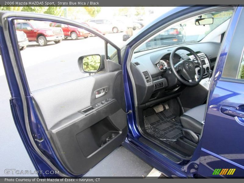 Strato Blue Mica / Black 2006 Mazda MAZDA5 Sport