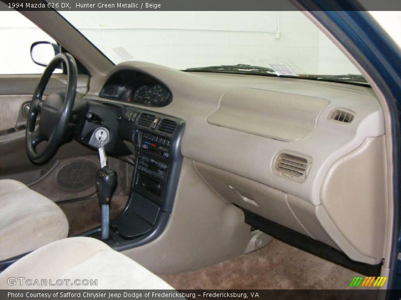 Hunter Green Metallic / Beige 1994 Mazda 626 DX
