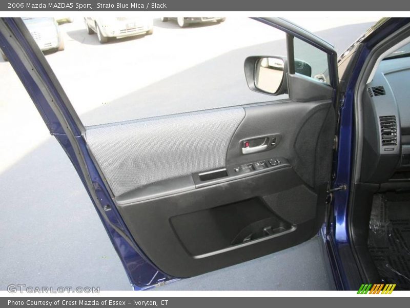 Strato Blue Mica / Black 2006 Mazda MAZDA5 Sport