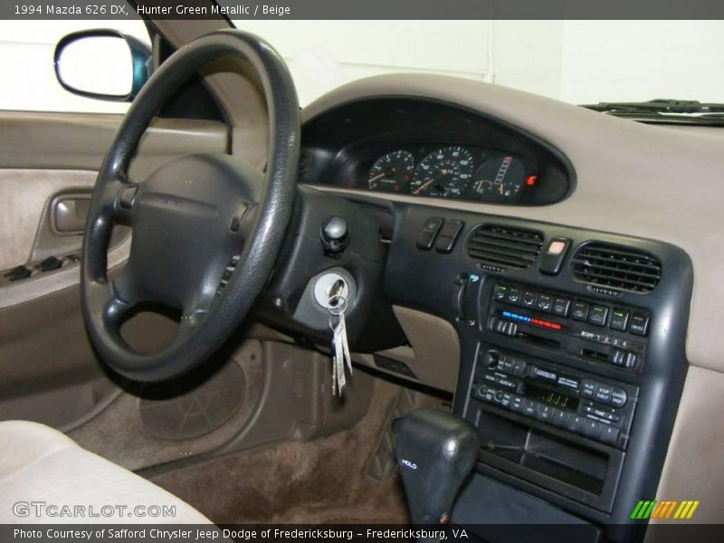 Hunter Green Metallic / Beige 1994 Mazda 626 DX