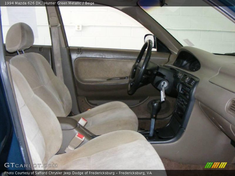 Hunter Green Metallic / Beige 1994 Mazda 626 DX