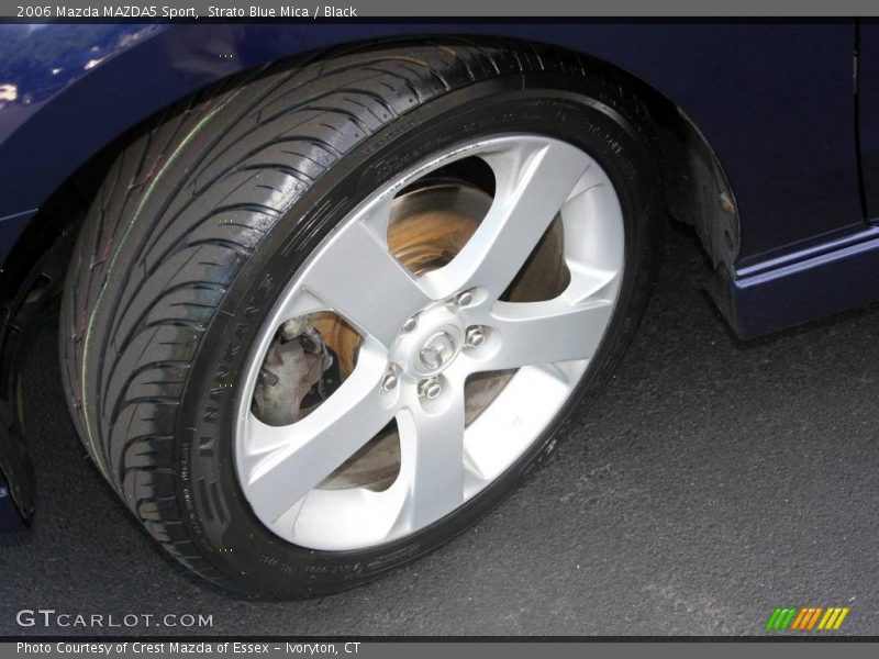 Strato Blue Mica / Black 2006 Mazda MAZDA5 Sport