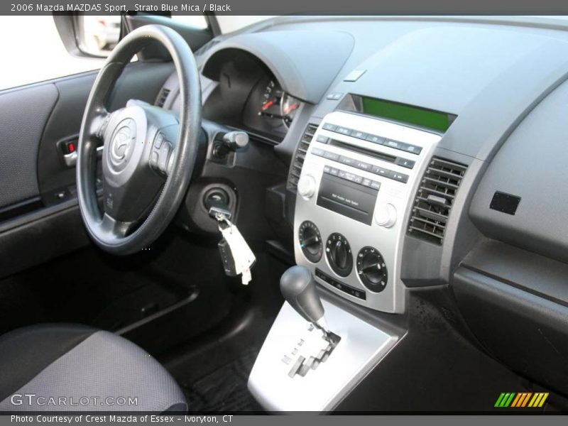 Strato Blue Mica / Black 2006 Mazda MAZDA5 Sport