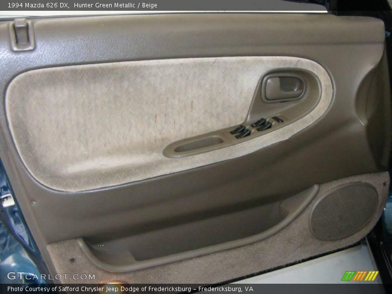 Hunter Green Metallic / Beige 1994 Mazda 626 DX