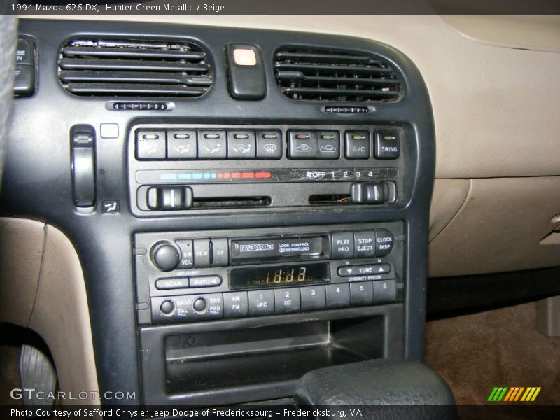 Hunter Green Metallic / Beige 1994 Mazda 626 DX