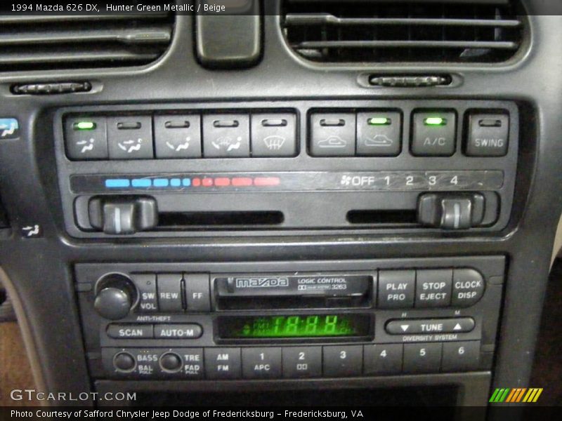 Hunter Green Metallic / Beige 1994 Mazda 626 DX
