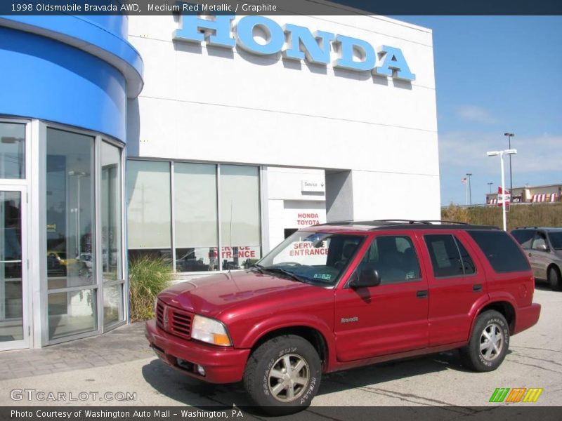 Medium Red Metallic / Graphite 1998 Oldsmobile Bravada AWD