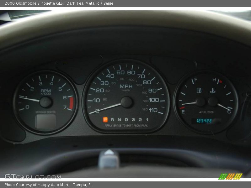 Dark Teal Metallic / Beige 2000 Oldsmobile Silhouette GLS