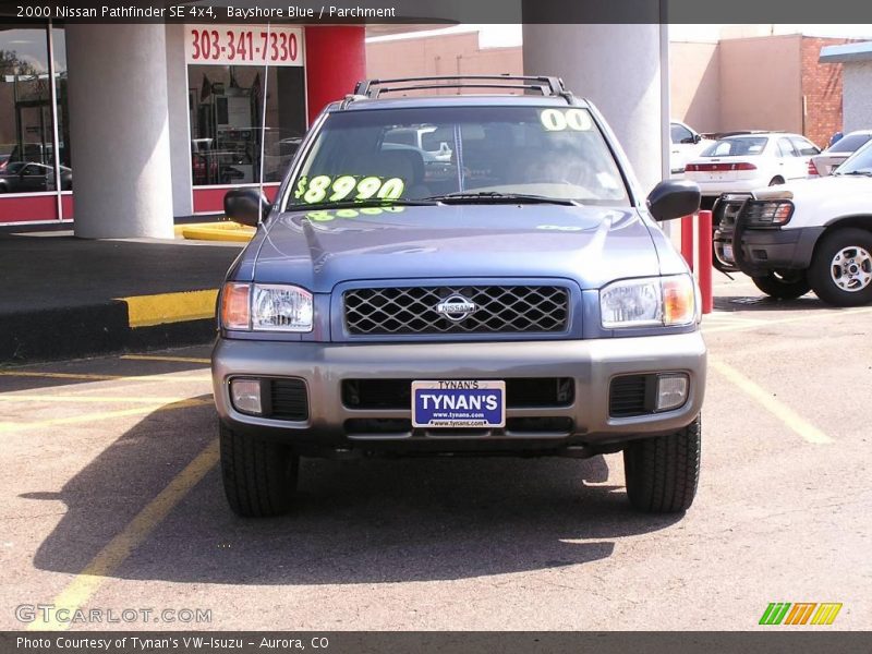 Bayshore Blue / Parchment 2000 Nissan Pathfinder SE 4x4