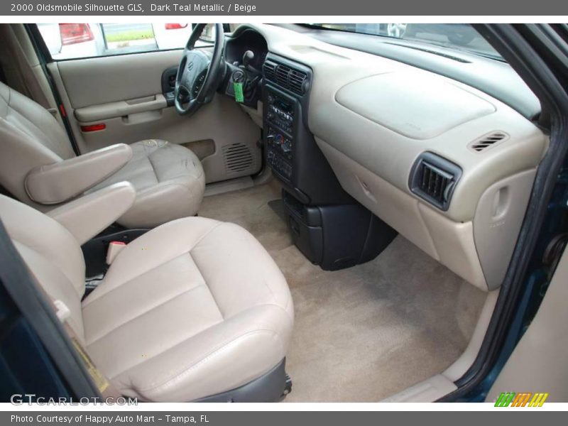Dark Teal Metallic / Beige 2000 Oldsmobile Silhouette GLS