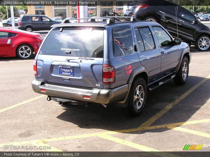 Bayshore Blue / Parchment 2000 Nissan Pathfinder SE 4x4