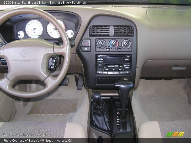 Bayshore Blue / Parchment 2000 Nissan Pathfinder SE 4x4