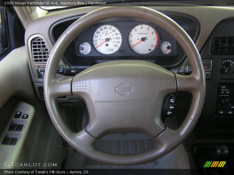 Bayshore Blue / Parchment 2000 Nissan Pathfinder SE 4x4
