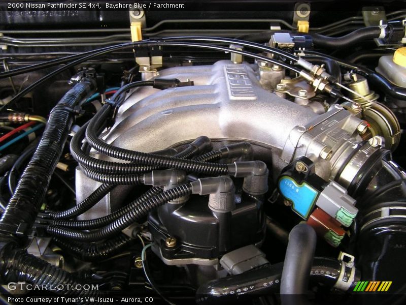 Bayshore Blue / Parchment 2000 Nissan Pathfinder SE 4x4