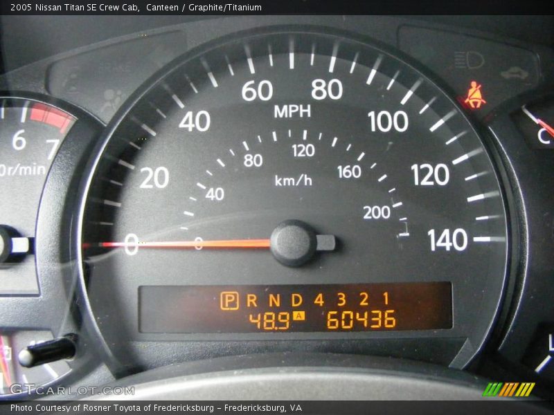 Canteen / Graphite/Titanium 2005 Nissan Titan SE Crew Cab