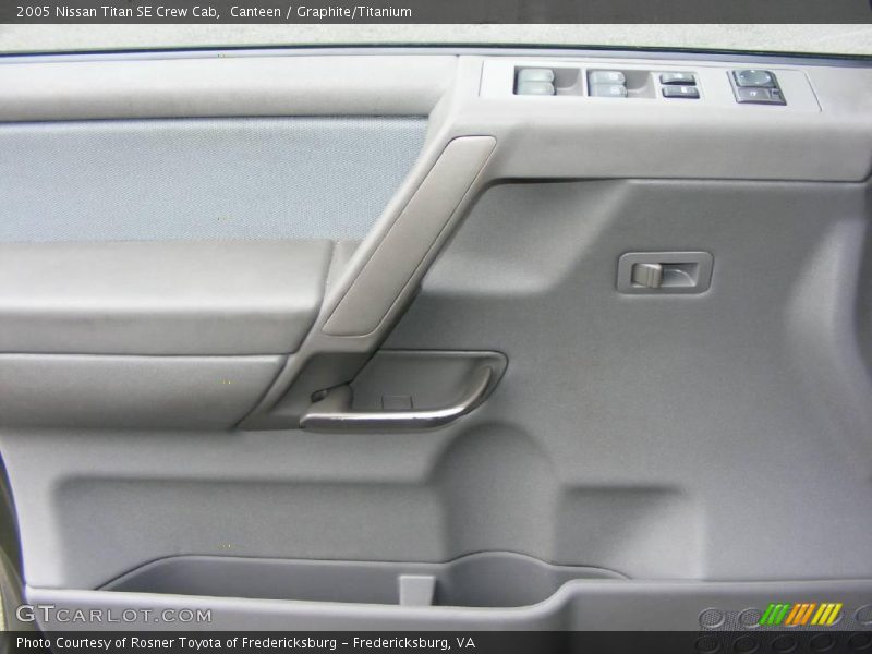 Canteen / Graphite/Titanium 2005 Nissan Titan SE Crew Cab
