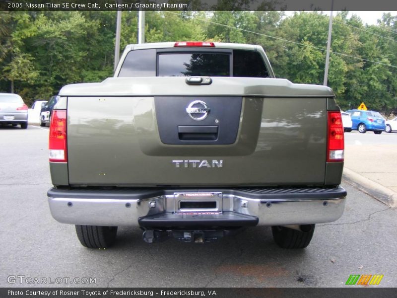 Canteen / Graphite/Titanium 2005 Nissan Titan SE Crew Cab