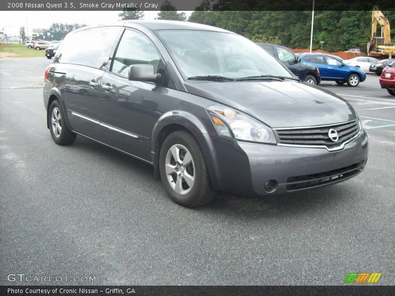 Smoke Gray Metallic / Gray 2008 Nissan Quest 3.5
