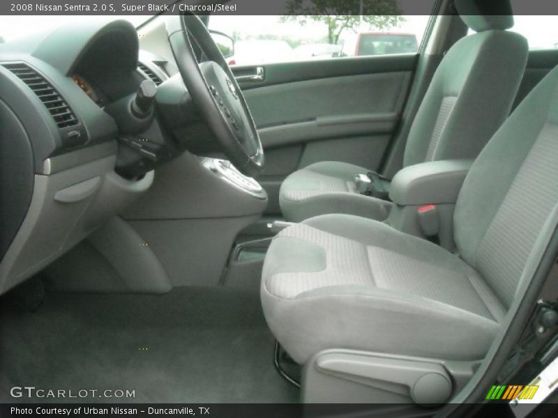 Super Black / Charcoal/Steel 2008 Nissan Sentra 2.0 S