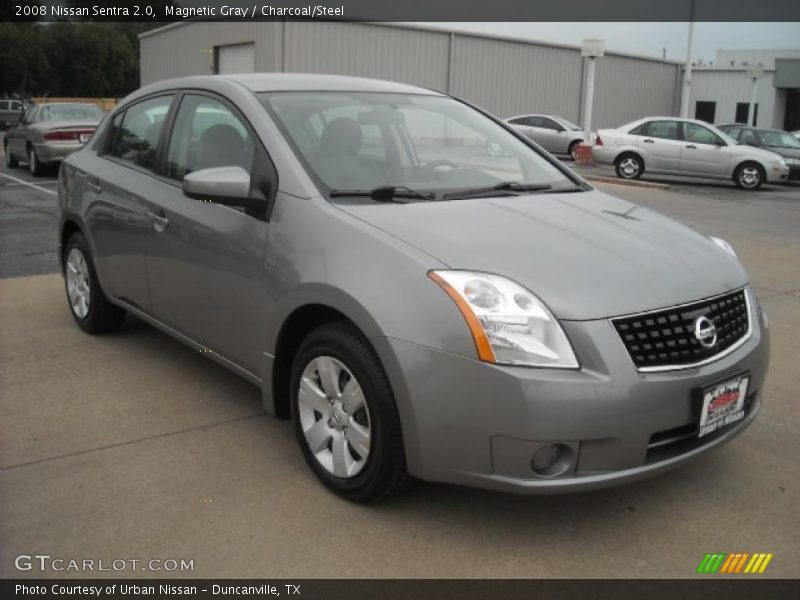Magnetic Gray / Charcoal/Steel 2008 Nissan Sentra 2.0