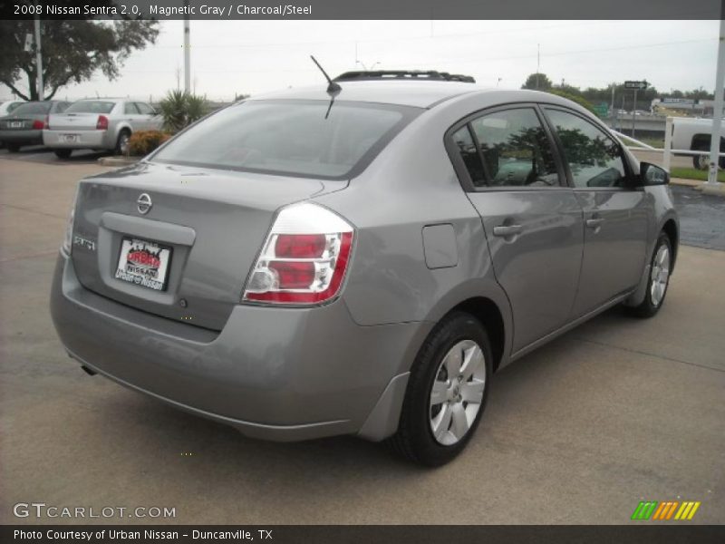 Magnetic Gray / Charcoal/Steel 2008 Nissan Sentra 2.0