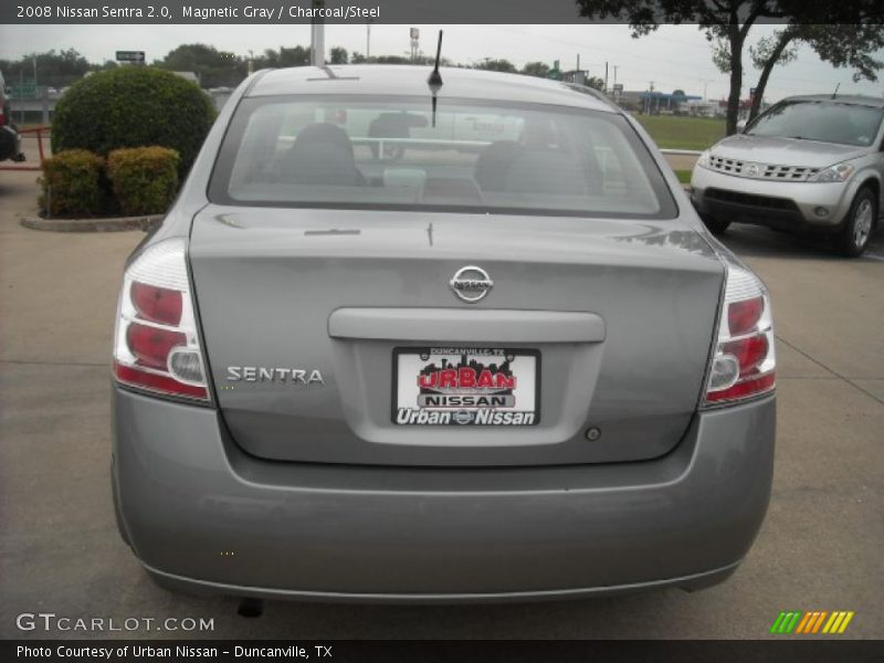 Magnetic Gray / Charcoal/Steel 2008 Nissan Sentra 2.0