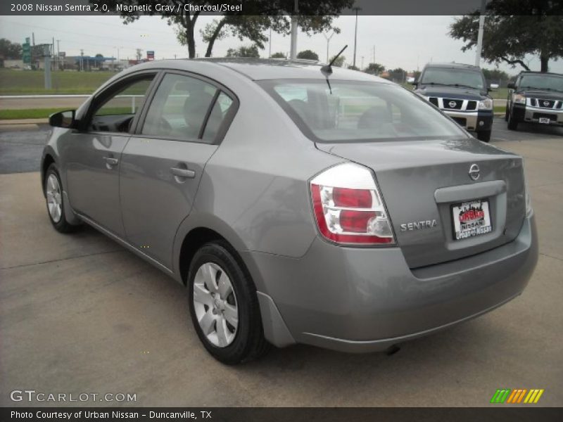 Magnetic Gray / Charcoal/Steel 2008 Nissan Sentra 2.0