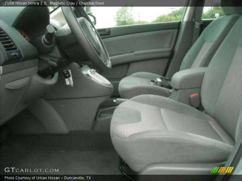 Magnetic Gray / Charcoal/Steel 2008 Nissan Sentra 2.0