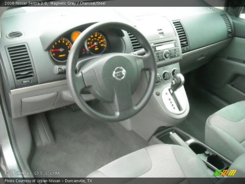 Magnetic Gray / Charcoal/Steel 2008 Nissan Sentra 2.0