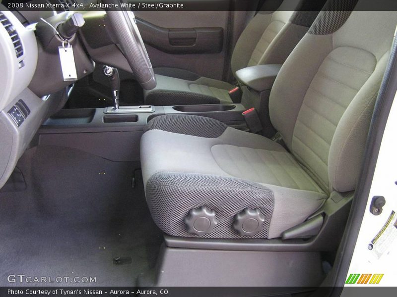 Avalanche White / Steel/Graphite 2008 Nissan Xterra X 4x4