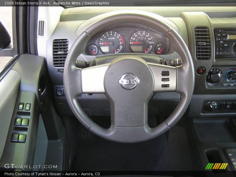 Avalanche White / Steel/Graphite 2008 Nissan Xterra X 4x4
