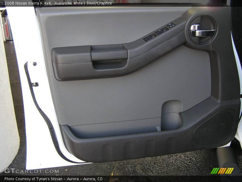 Avalanche White / Steel/Graphite 2008 Nissan Xterra X 4x4
