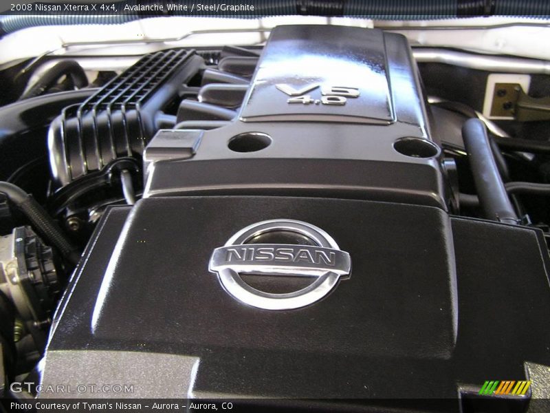 Avalanche White / Steel/Graphite 2008 Nissan Xterra X 4x4