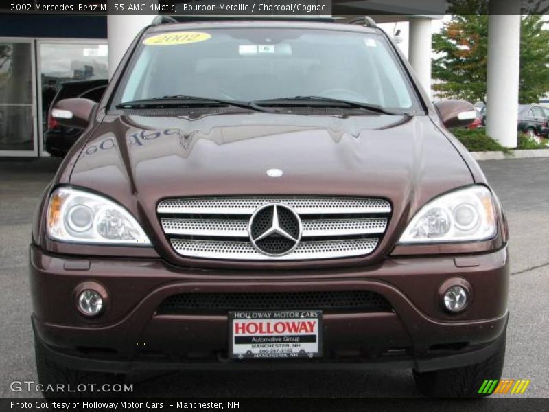 Bourbon Metallic / Charcoal/Cognac 2002 Mercedes-Benz ML 55 AMG 4Matic