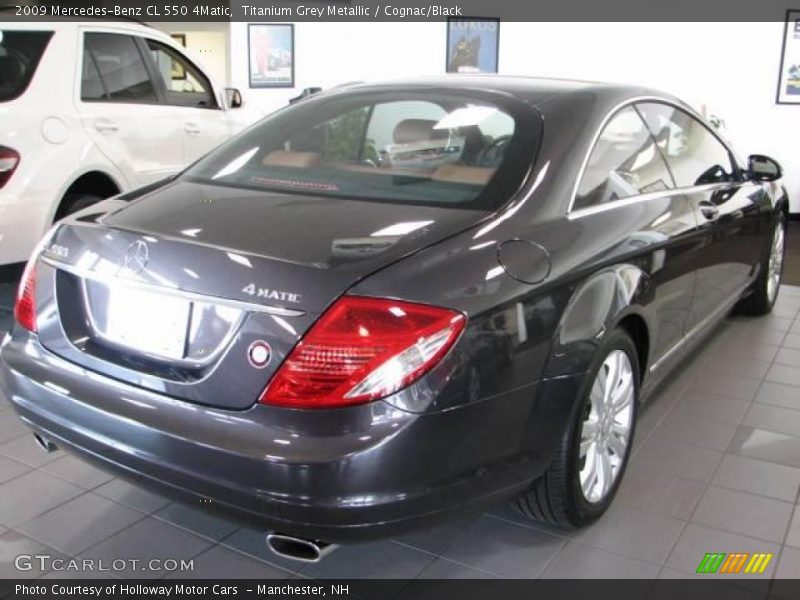 Titanium Grey Metallic / Cognac/Black 2009 Mercedes-Benz CL 550 4Matic