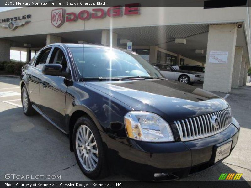 Black / Charcoal Black 2006 Mercury Montego Premier