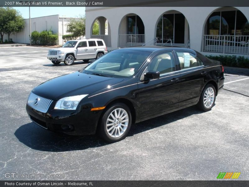 Black Ebony / Camel 2007 Mercury Milan V6 Premier