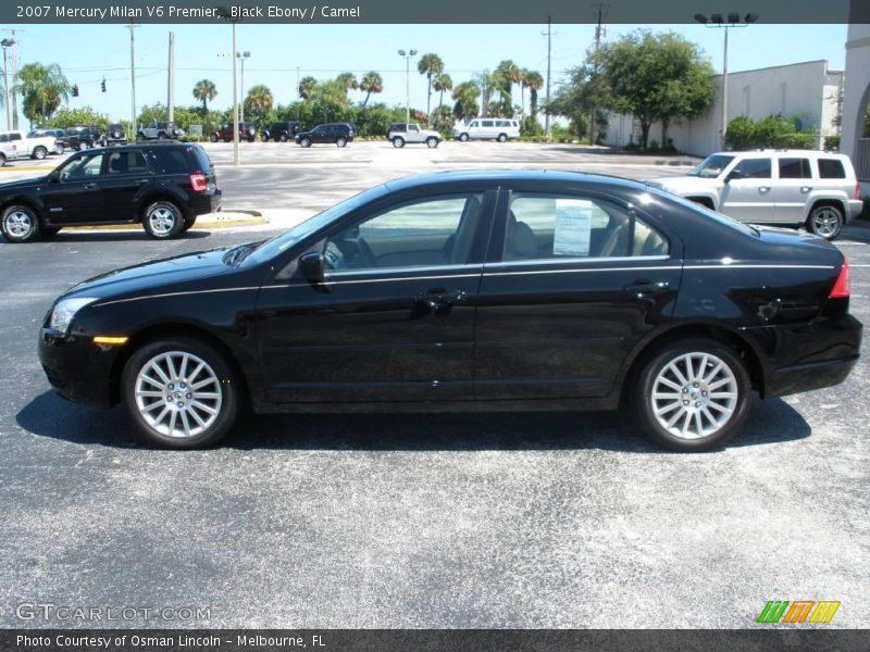 Black Ebony / Camel 2007 Mercury Milan V6 Premier