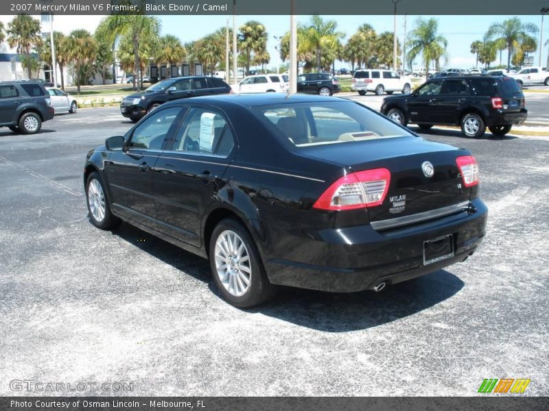 Black Ebony / Camel 2007 Mercury Milan V6 Premier