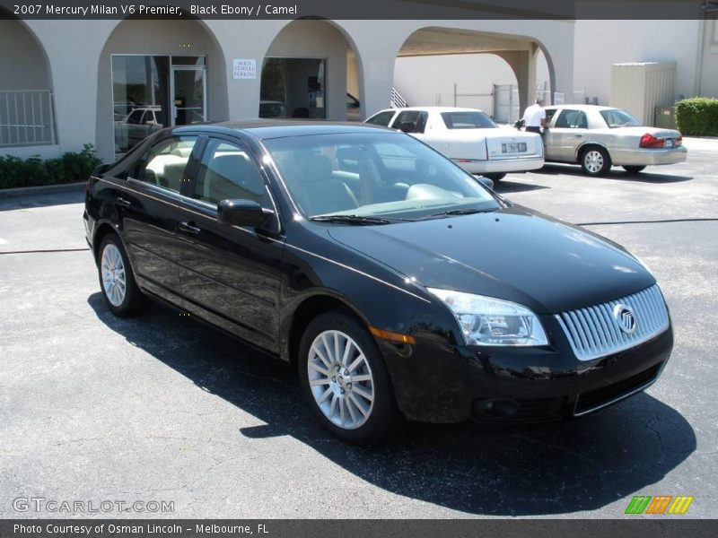 Black Ebony / Camel 2007 Mercury Milan V6 Premier