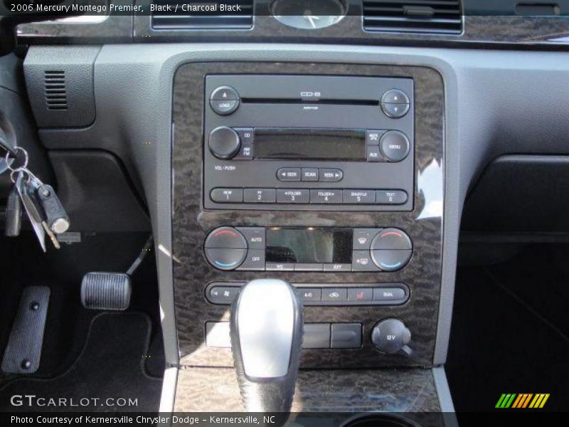 Black / Charcoal Black 2006 Mercury Montego Premier