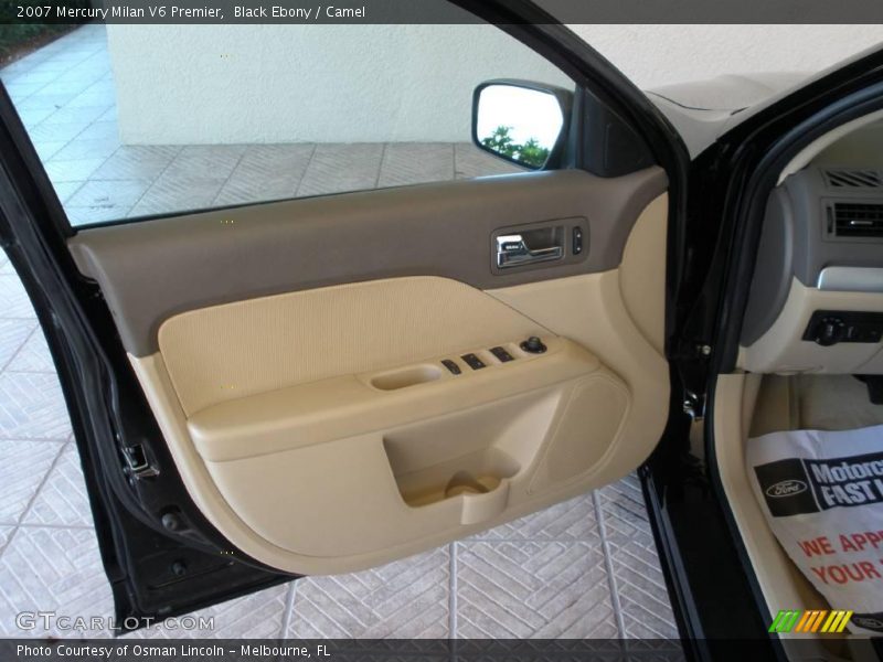 Black Ebony / Camel 2007 Mercury Milan V6 Premier