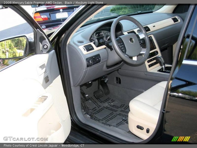 Black / Medium Light Stone 2008 Mercury Sable Premier AWD Sedan